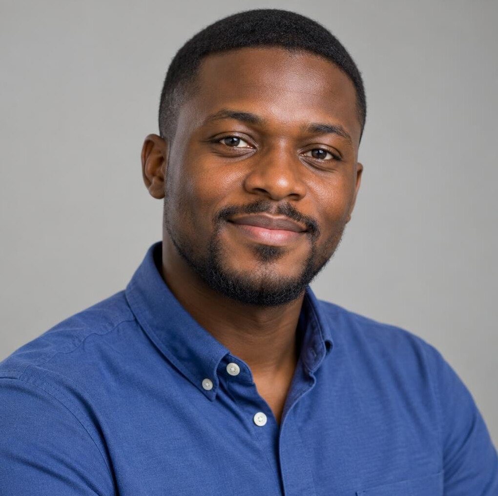 Portrait of a young man with a calm expression
